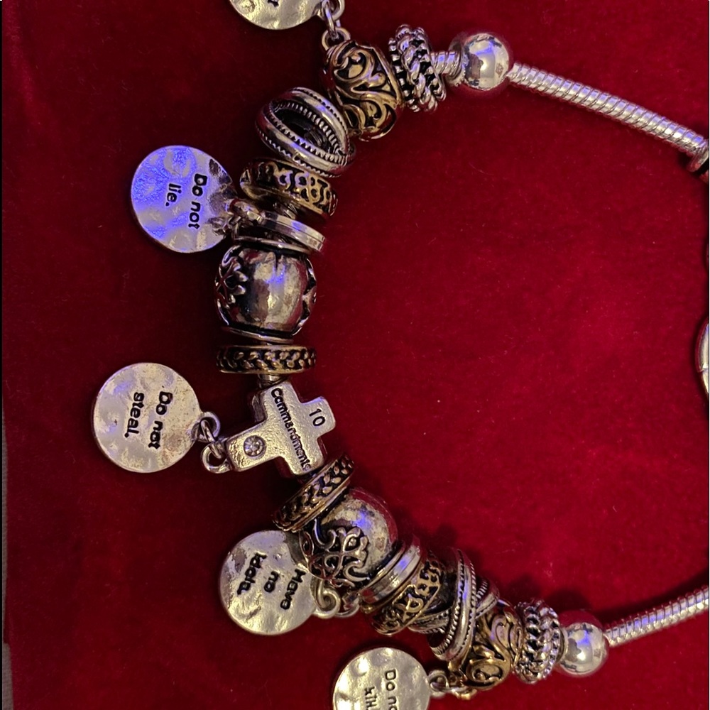 10 Commandments Charm Bracelet